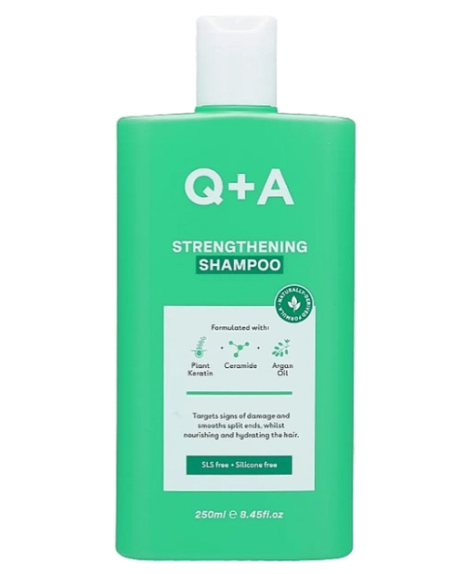 Шампунь для укрепления и улучшения роста волос Q+A Strengthening Shampoo 250 мл - Фото 1 Шампунь для укрепления и улучшения роста волос Q+A Strengthening Shampoo 250 мл - изображение 1
