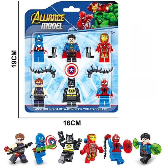 Набор фигурок лего Marvel Avengers минифигурки Супергероев Марвел