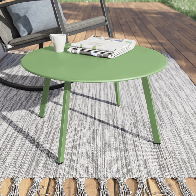 Садовий стіл Patio Olivier 70 см Оливковий - зображення 2