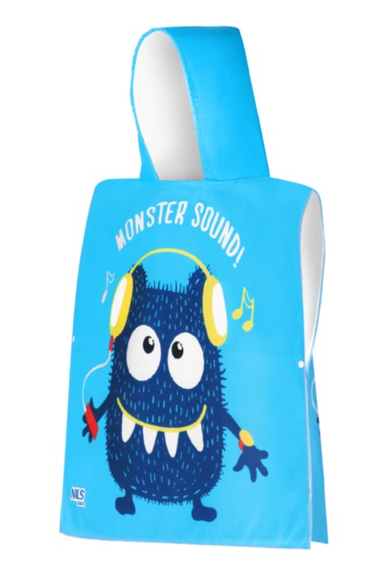 Ręcznik ponczo Nils AQUA NAR20 85 x 60 cm Monster (5908261680243) - obraz 1
