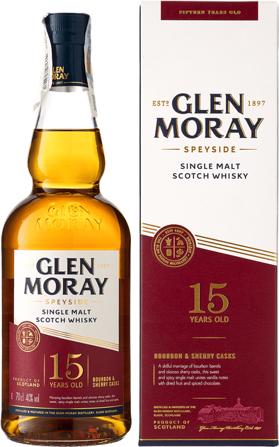 Виски Glen Moray 15 yo 0.7 л 40% в подарочной коробке (5060116321562) - Фото 1 Виски Glen Moray 15 yo 0.7 л 40% в подарочной коробке (5060116321562) - изображение 1
