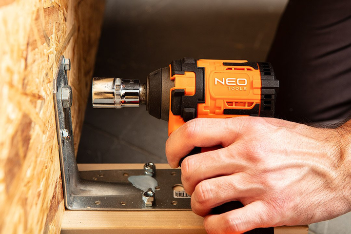Акумуляторний ударний гайковерт NEO Tools 18V 350 Нм HEX 1/2" 04-613 без акумулятора та зарядного пристрою (5907558465617) - зображення 13