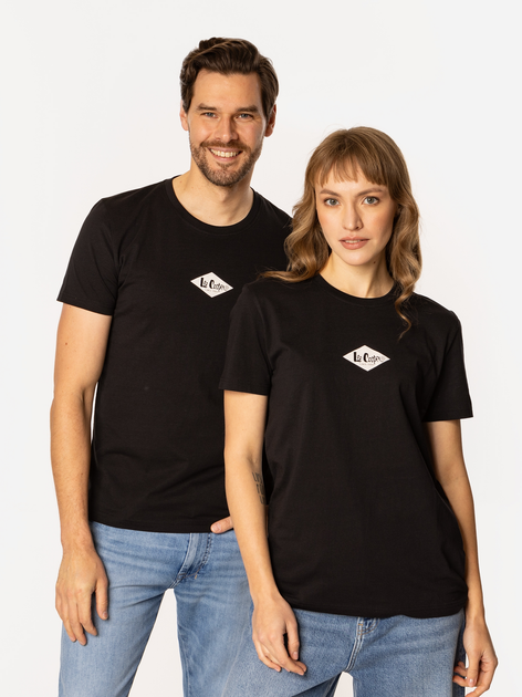 T-shirt Lee Cooper Diamond-1160 L Czarny (5905991736882) - obraz 4