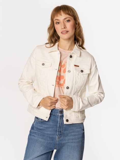 Kurtka jeansowa damska Lee Cooper Fabia-4842 XL Biała (5905991725152) - obraz 3