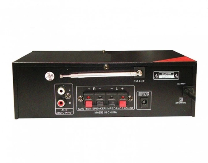 Потужний підсилювач звуку UKC SN-222 BT 2-х канальний Bluetooth USB FM пульт 4841 - зображення 6