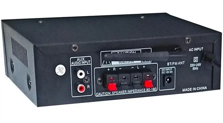 Підсилювач звуку UKC AK-688BT двоканальний підсилювач FM-радіо та