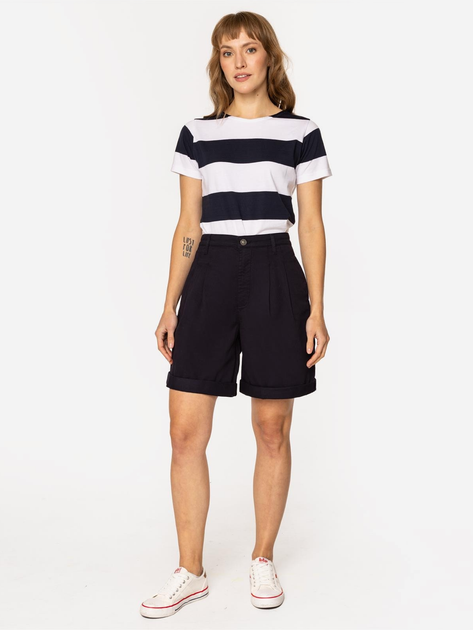 Spodenki damskie bermudy bawełniane Lee Cooper Hill-3720 XL Niebieskie (5905991740216) - obraz 3