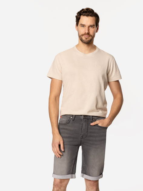 Шорти джинсові короткі чоловічі Lee Cooper Jog-5300 M Сірі (5905991726166) - зображення 5