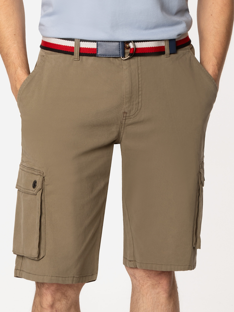 Spodenki męskie cargo bawełniane Lee Cooper Simone-9802 30 Khaki (5905991723110) - obraz 1
