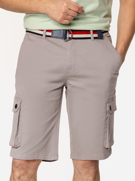 Spodenki męskie cargo bawełniane Lee Cooper Simone-9802 38 Szare (5905991723219) - obraz 1