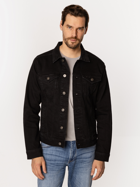 Куртка джинсова чоловіча Lee Cooper Mauro-1223 M Чорна (5905991725244) - зображення 3