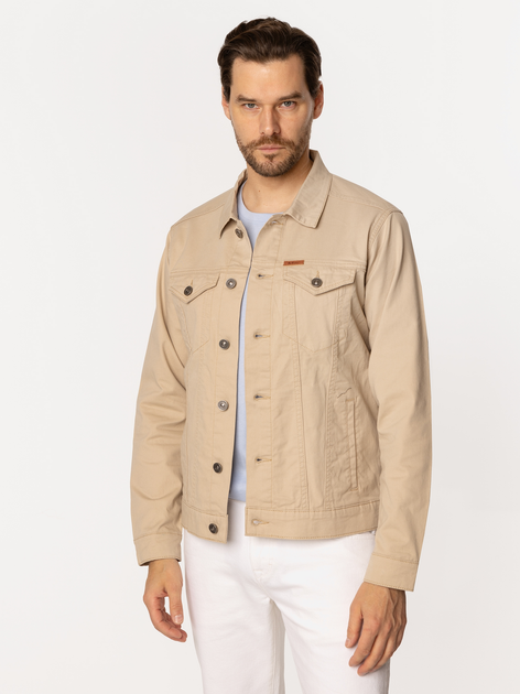 Kurtka jeansowa męska Lee Cooper Mauro-4261 XL Beżowa (5905991725220) - obraz 3