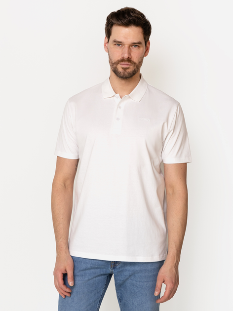 Поло довге чоловіче Lee Cooper Alan-7124 L Біле (5905991724254) - зображення 1