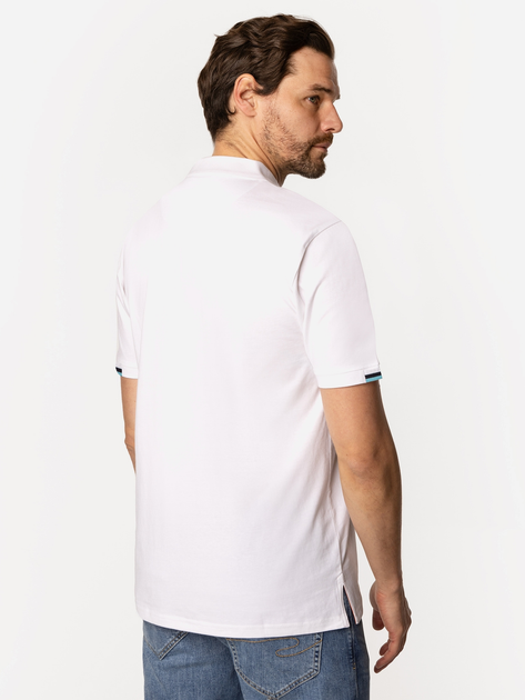 Koszulka polo męska Lee Cooper Alfi-4146 2XL Biąla (5905991724148) - obraz 2