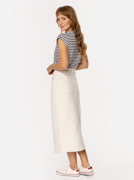 Spódnica damska midi jeansowa Lee Cooper Praia-4842 M Biąla (5905991725183) - obraz 4