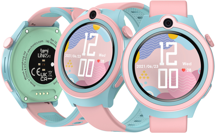 Дитячий смарт-годинник Bemi Linko 2 Pink (6972689174683) - зображення 8