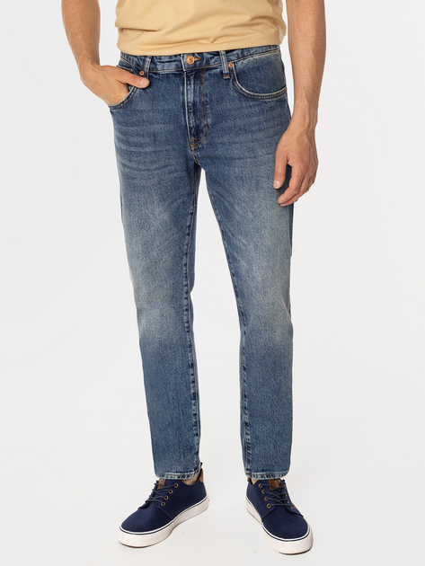 Jeansy slim fit męskie Lee Cooper London-1087 31-30 Niebieskie (5905991745266) - obraz 1