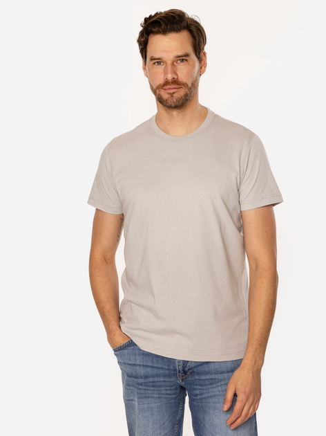 T-shirt męski basic bawełniany Lee Cooper Classic-1160 L Szary (5905991727118) - obraz 3
