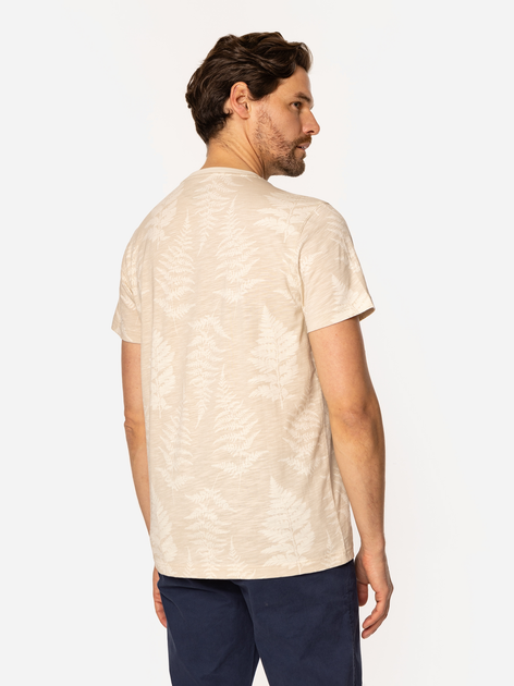 Футболка бавовняна довга чоловіча Lee Cooper Fern-3170 2XL Персикова (5905991727897) - зображення 2