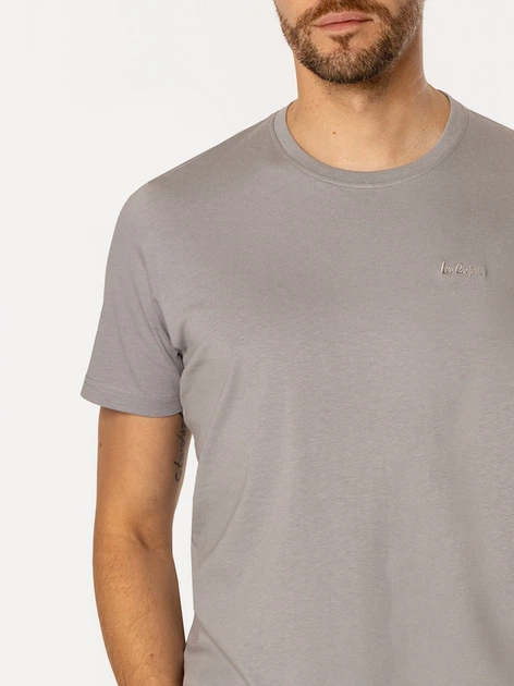 Koszulka męska bawełniana Lee Cooper Obutch-875 L Szara (5905991736240) - obraz 3
