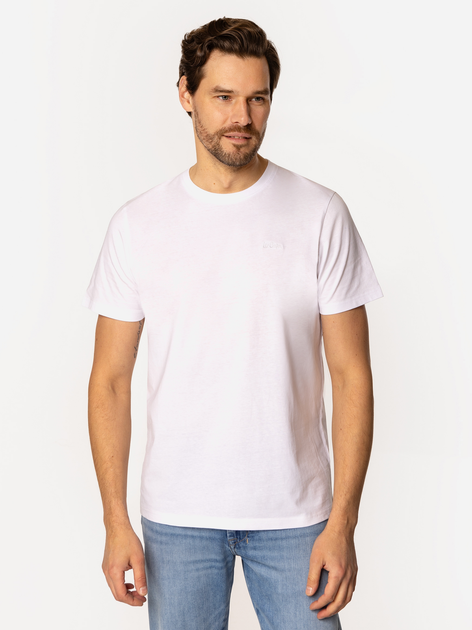 T-shirt męski basic bawełniany Lee Cooper Obutch-875 L Biały (5905991736042) - obraz 3