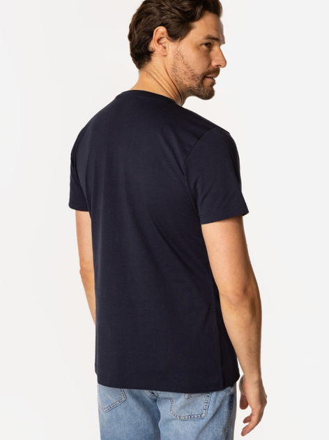T-shirt męski bawełniany Lee Cooper Slog1-1160 L Granatowy (5905991735618) - obraz 2