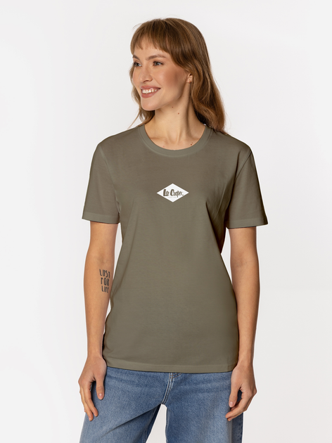 Футболка бавовняна Lee Cooper Diamond-1160 2XL Зелена (5905991737094) - зображення 1