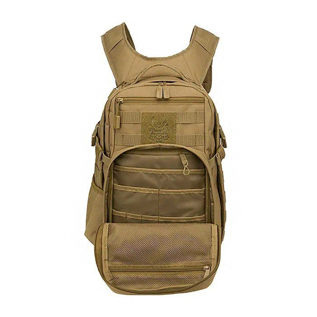 Рюкзак тактичний Silver Samurai Tactical Molle 40л, Coyote - Фото 2 Рюкзак тактичний Silver Samurai Tactical Molle 40л, Coyote - зображення 2