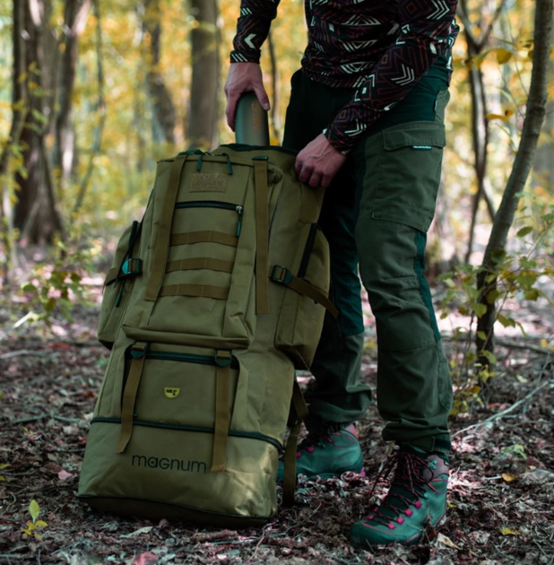 Рюкзак тактичний Nils Camp Magnum NC1785 100L Зелений (5907695554083) - зображення 13