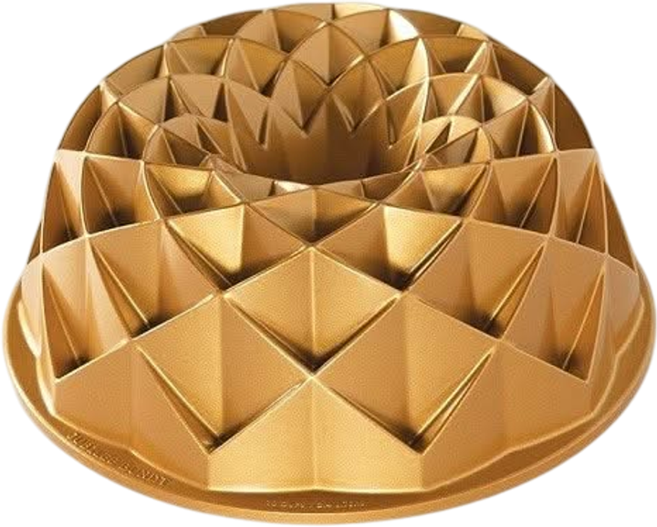 Forma do pieczenia babki Nordic Ware Bundt złota 25 cm (0011172883773) - obraz 1