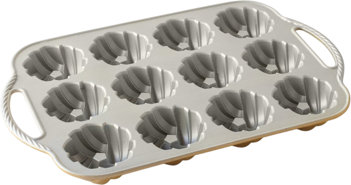 Naczynie do pieczenia Nordic Ware Bundt złote 37.5 x 24 x 3.5 cm (0011172953773) - obraz 2