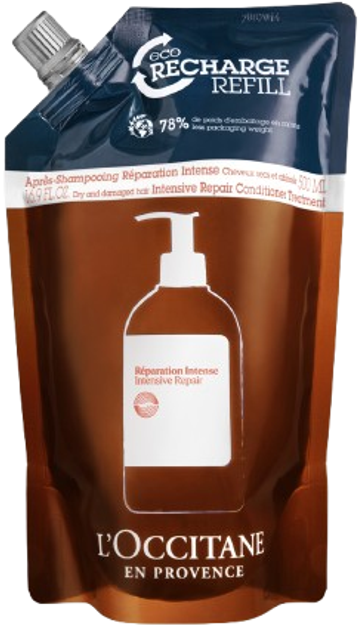 Кондиціонер для волосся L'Occitane Intensive Repair Ecorecarga відновлювальний 500 мл (3253581769898) - зображення 1