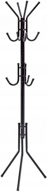 Wieszak na ubrania ModernHome by Multistore 11 haków (GH-6007 BLACK) - obraz 1