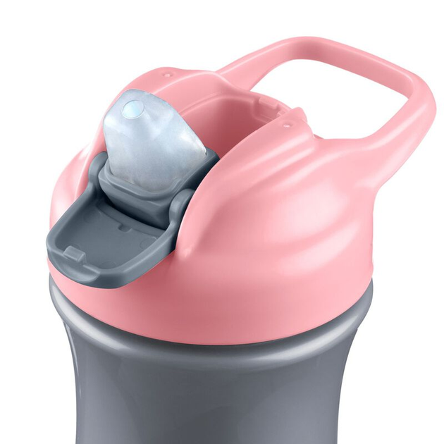 Bidon Chicco z miękkim ustnikiem Szaro-różowy 350 ml (8058664144808) - obraz 2