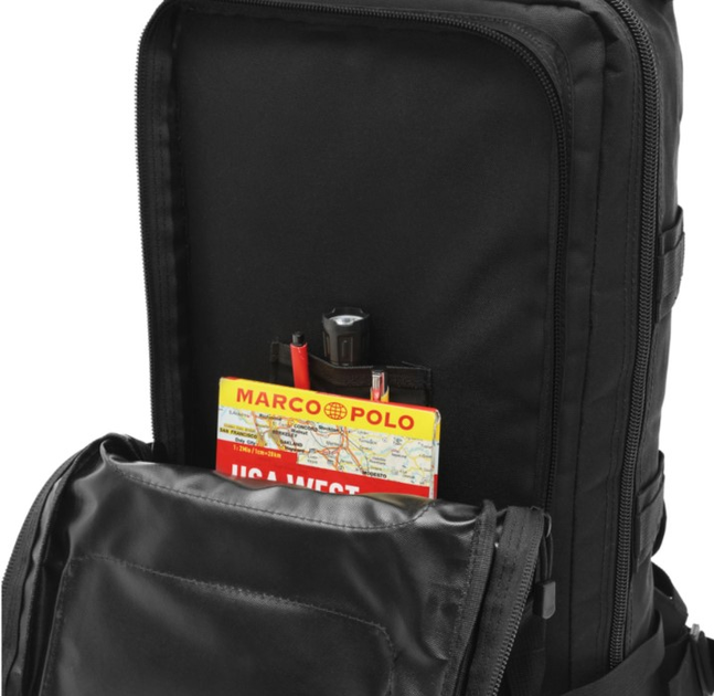 Рюкзак тактичний Nils Camp Ranger NC3902 45L Чорний (5908261681875) - зображення 10