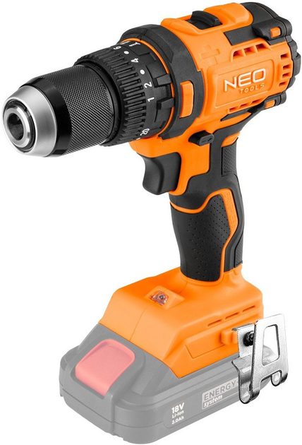 Akumulatorowa wiertarko-wkrętarka NEO Tools Energy+ 95 Nm 04-619 bez akumulatora i ładowarki (5907558498189) - obraz 1