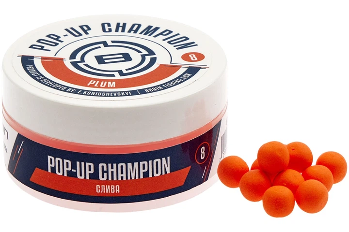 Бойли Brain Champion Pop-Up 8мм/34г Plum (8101009005) - Фото 1 Бойли Brain Champion Pop-Up 8мм/34г Plum (8101009005) - зображення 1