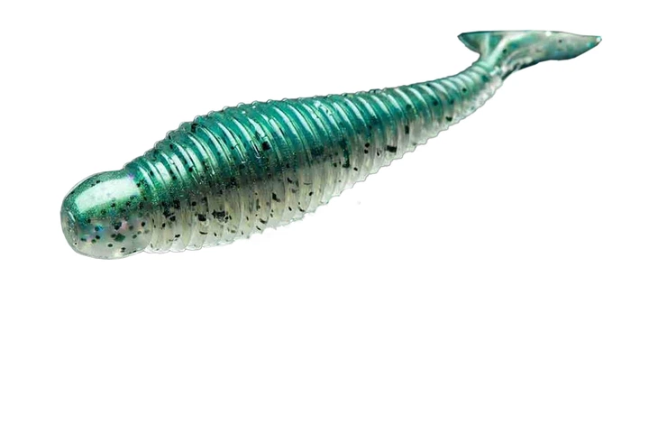 Силикон Lunker City Grubster 2.75" (10 шт/уп), цвет: 235 Green Halo (4317010011) - Фото 1 Силикон Lunker City Grubster 2.75" (10 шт/уп), цвет: 235 Green Halo (4317010011) - изображение 1