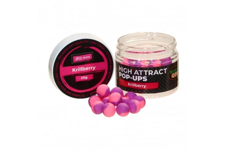 Бойли Технокарп Pop-Up ⌀12мм 25г Krillberry (8102008022) - Фото 1 Бойли Технокарп Pop-Up ⌀12мм 25г Krillberry (8102008022) - зображення 1