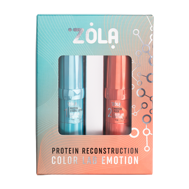 Набір Zola для ламінування Color Lab Emotion Brow&Lash Protein Reconstruction System 2x10 мл - Фото 1 Набір Zola для ламінування Color Lab Emotion Brow&Lash Protein Reconstruction System 2x10 мл - зображення 1