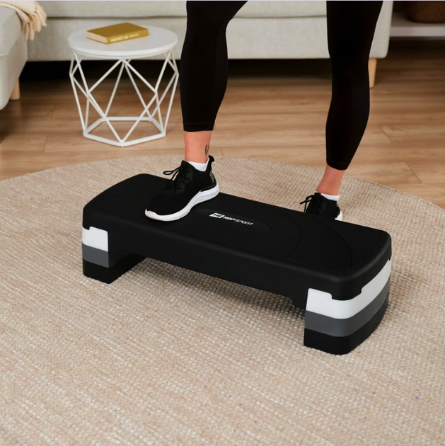 Степ платформа Hop-Sport HS-PP033AS чорно-біла - зображення 10
