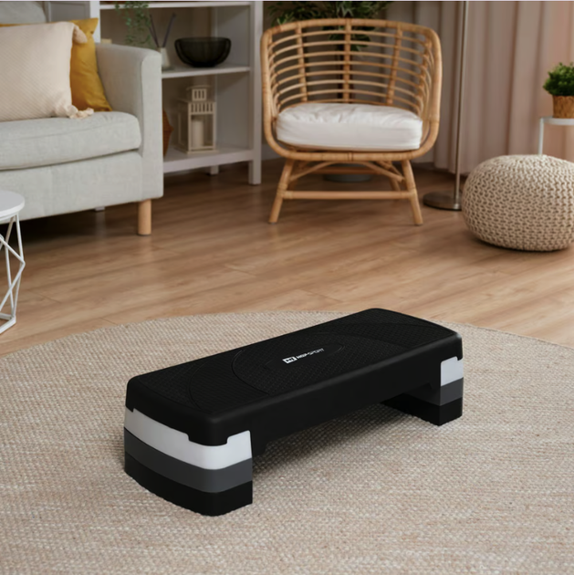 Степ платформа Hop-Sport HS-PP033AS чорно-біла - зображення 11
