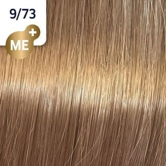 Краска для волос Wella Koleston ME+ 9/73 Очень светлый блондин коричнево-золотистый 60 мл - изображение 2