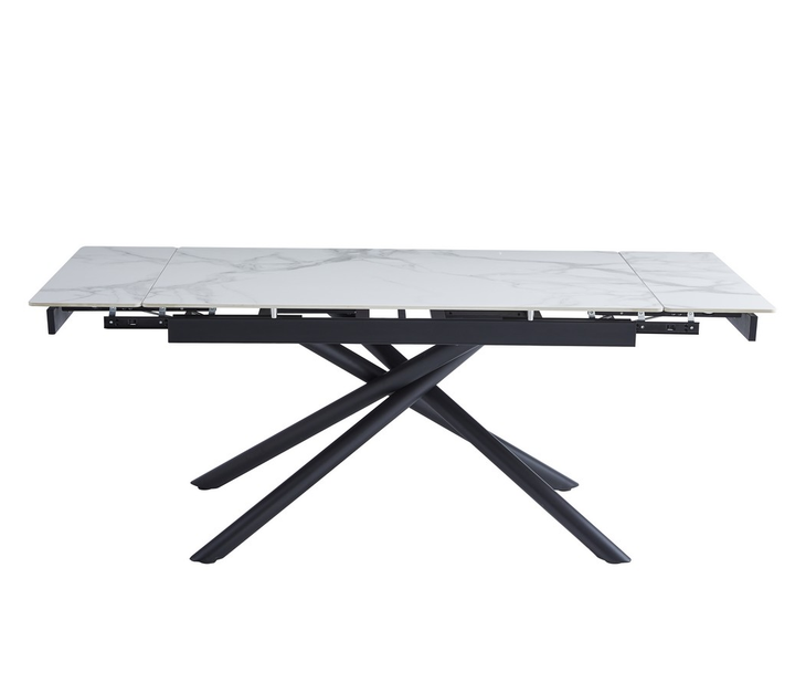 Стол обеденный VetroMebel длинный кухонный раскладной керамический tml-819-1 White Cloud Вайт Клауд - изображение 7