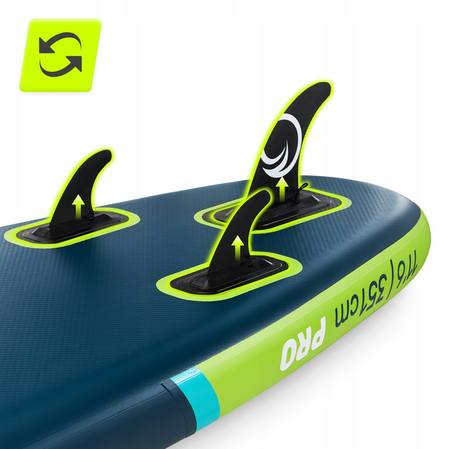 Надувна SUP дошка TSUNAMI PRO 350 см з веслом T14 (P-5905973405621) - зображення 2