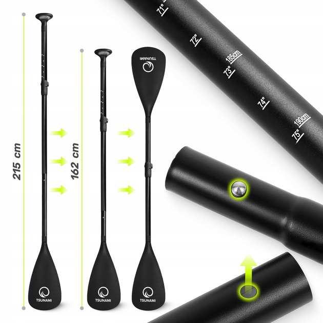 Надувна SUP дошка TSUNAMI PRO 350 см з веслом T14 (P-5905973405621) - зображення 7