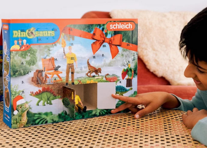 Адвент календар Schleich Динозаври 2022 98644 (4059433557250) - зображення 3