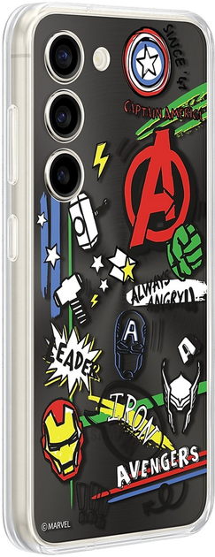 Панель Samsung Marvel Back Plate для Samsung Galaxy S23 Black (GP-TOS911HIDBW) - зображення 3