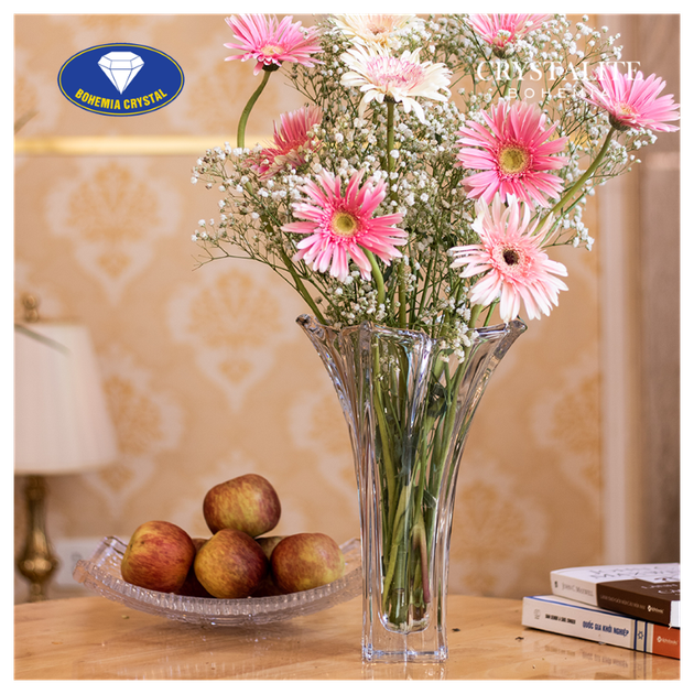 Ваза стеклянная Bohemia Florale 280 мм (8KA88/99E50/280) - изображение 7
