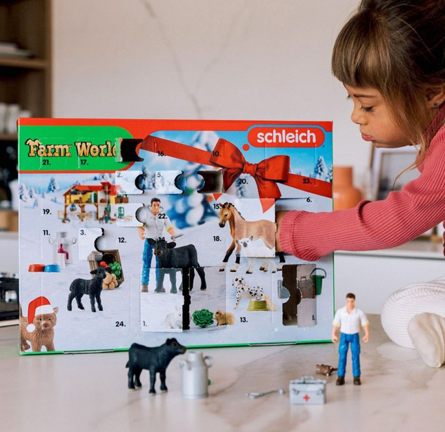 Адвент календар Schleich Farm World 2022 98643 (4059433556932) - зображення 4
